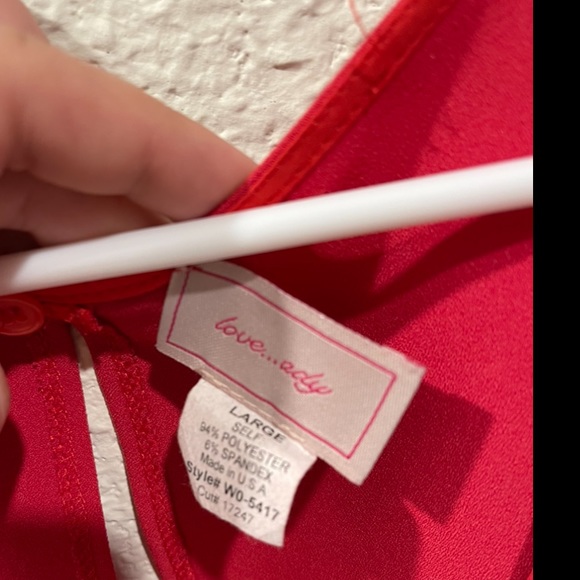 Size large. Red dress. Worn once - Picture 2 of 3